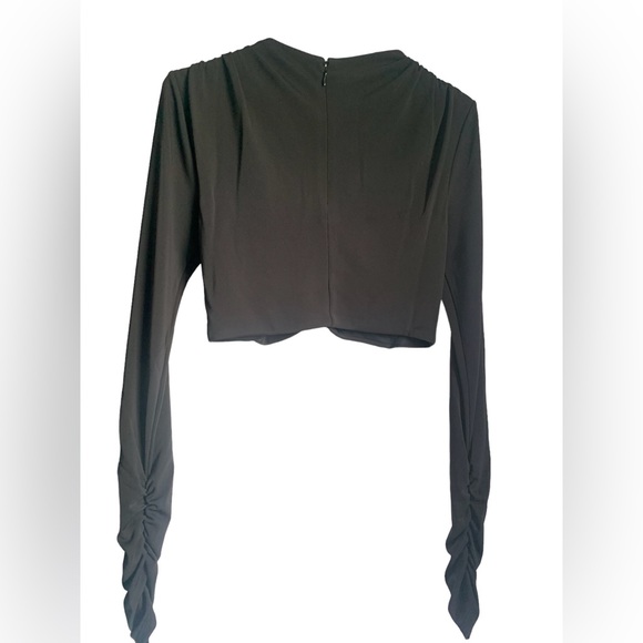 L’ACADEMIE Black Mae Crop Top size medium - Picture 5 of 11